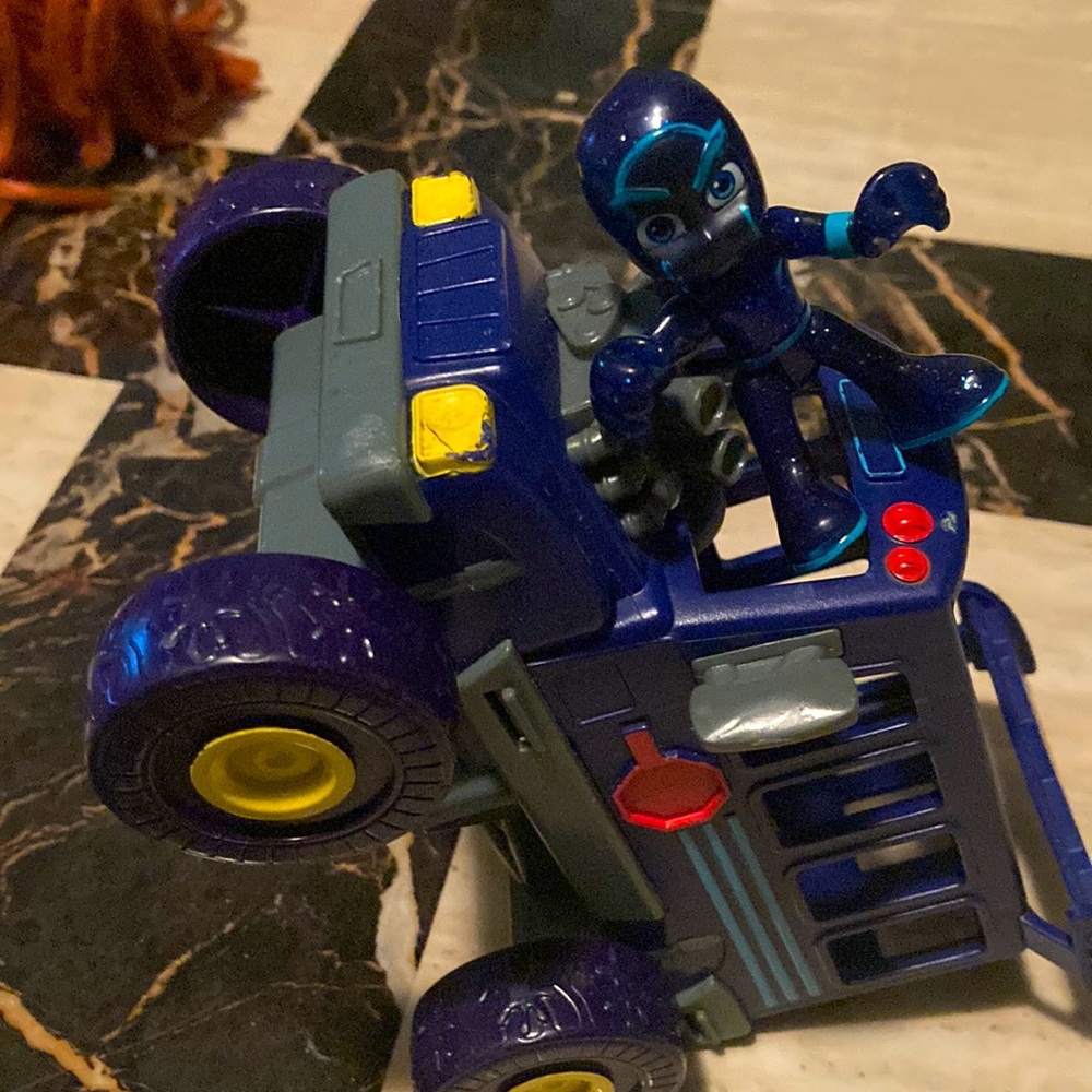 PJ masks night ninja school bus